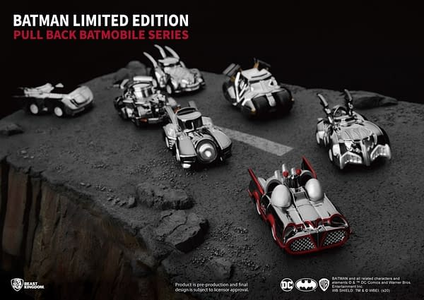 Batman Batmobiles Get Special Edition Set from Beast Kingdom