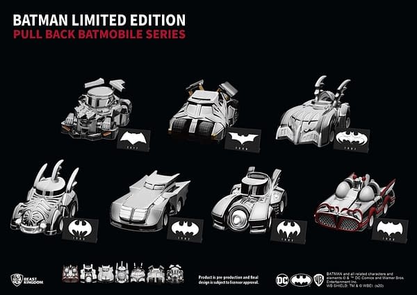 Batman Batmobiles Get Special Edition Set from Beast Kingdom