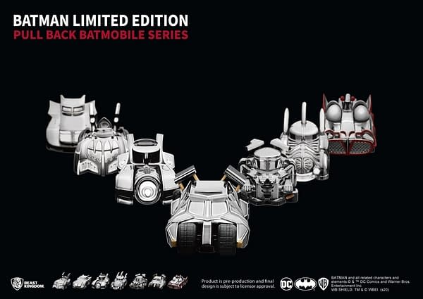 Batman Batmobiles Get Special Edition Set from Beast Kingdom