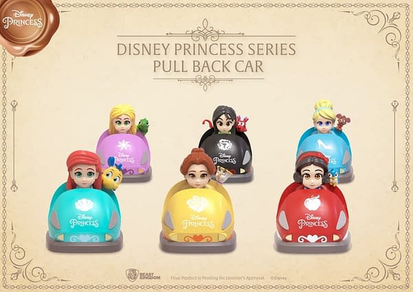 Disney Princesses Burn Rubber With New Beast Kingdom Pull Back Cars