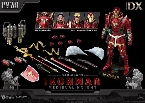Iron Man Enters the Middle Ages with New Beast Kingdom Marvel Figure