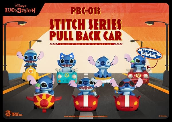 Lilo and Stitch Pull Back Cars Coming Soon from Beast Kingdom