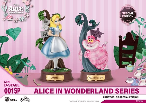 Beast Kingdom Debuts Alice in Wonderland Candy Colored Statues