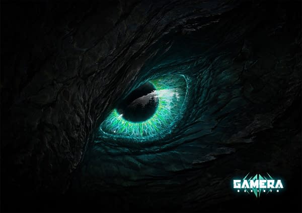 Gamera-Rebirth: Netflix Anime Teaser; Gyaos Kaiju Key Art