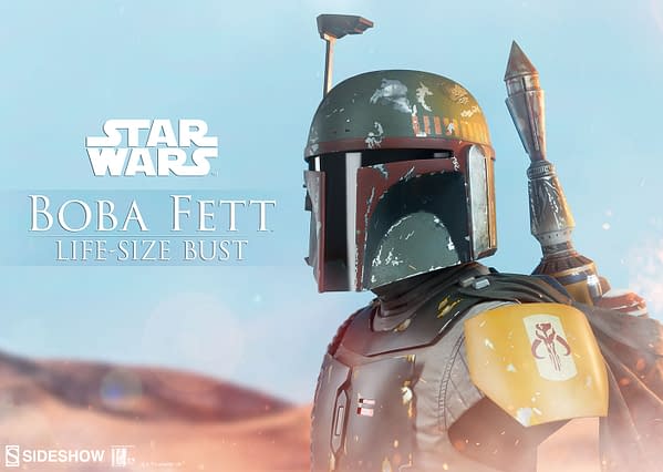 Boba Fett Gets the Life-Size Bust of Our Dreams from Sideshow