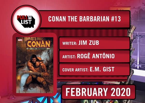 Jim Zub Graduates to Marvel's Conan The Barbarian Ongoing Series in February