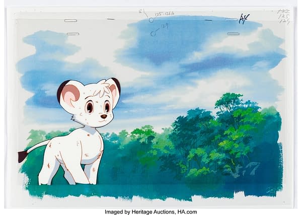 Jungle Emperor Leo Lune Production Cel and Animation Drawing. Credit: Heritage Auctions