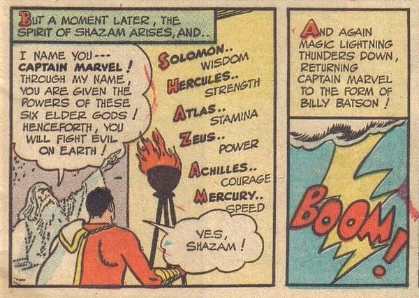 The Pantheon Of Gods Return To Shazam & Mary Marvel