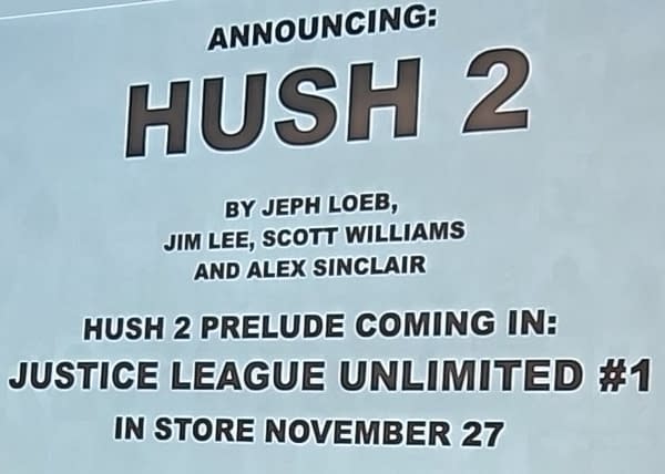 DC Confirms Jim Lee & Jeph Loeb On Batman Ongoing Comic For Hush 2