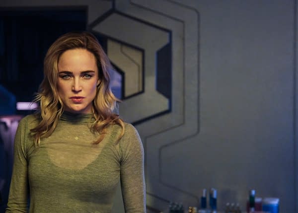 Caity Lotz as Sara Lance/White Canary on DC's Legends of Tomorrow, courtesy of The CW.