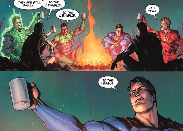 A scene from Justice League: The Last Ride #3