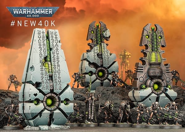 A scenic shot of the Convergence of Dominion, a new model for the ninth edition of Warhammer 40,000.
