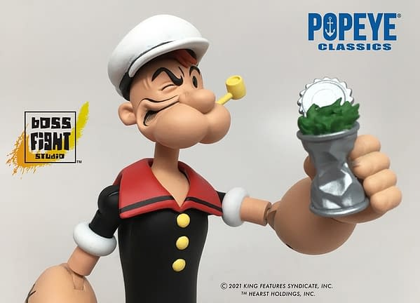 Boss Fight Studio Reveals Closer Look At Upcoming Popeye Figure