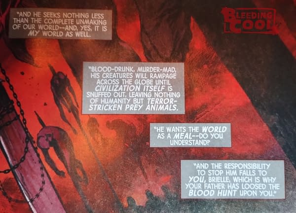 The Differences Between Blood Hunt #3 And Red Band Edition