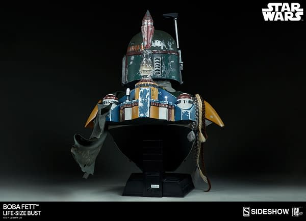 Boba Fett Gets the Life-Size Bust of Our Dreams from Sideshow