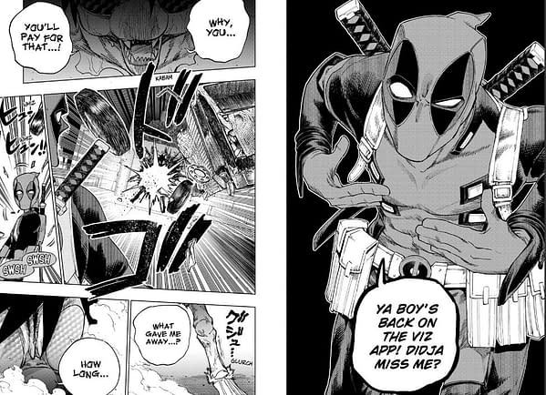 Deadpool Makes a Surprise Cameo Appearance in Secret Steward Manga