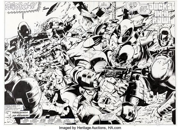 Deadpool Circle Chase Pages On Auction At Heritage Right Now