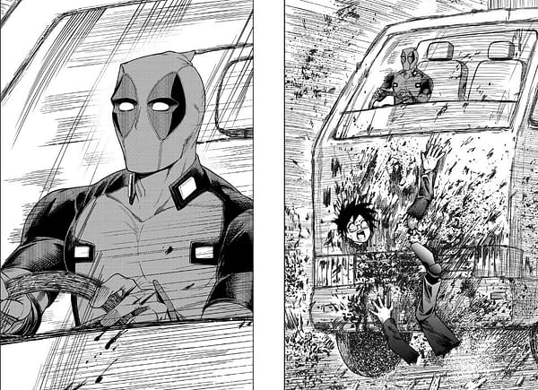 Deadpool Makes a Surprise Cameo Appearance in Secret Steward Manga