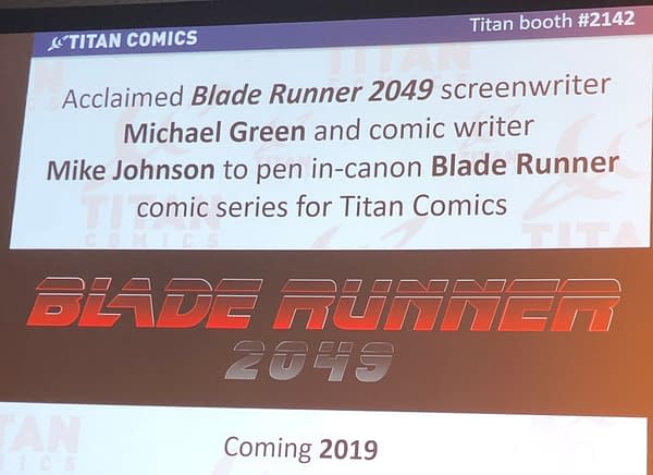 Michael Green Writes Blade Runner 2049 Sequel for Titan Comics