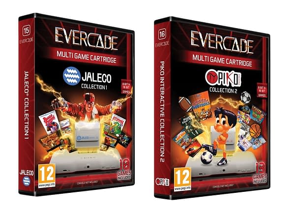 A look at the box art for both collections due out Q1 2021, courtesy of Evercade.