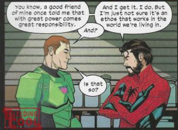 Ultimate Spider-Man #24 by Jonathan Hickman and Marco Checchetto