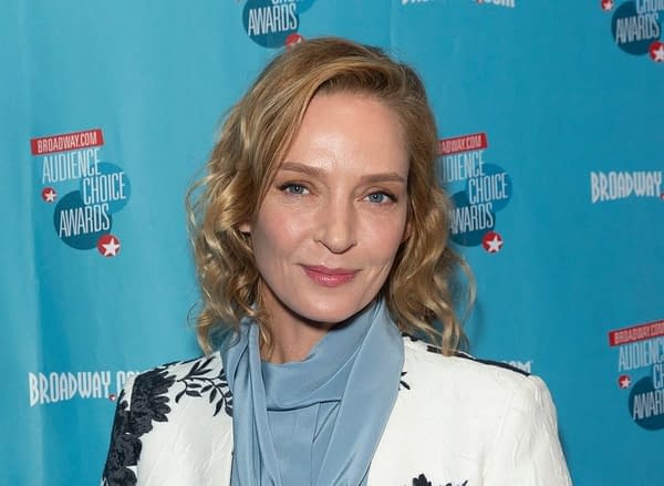 May 24, 2018: Uma Thurman attends Broadway.com Audience Choice Awards celebration