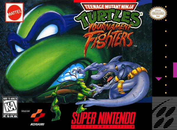 Teenage Mutant Ninja Turtles Tournament Fighter SNES Cover