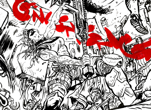 Chicks With Chainsaws In Space From Daniel Warren Johnson - Chainkata!
