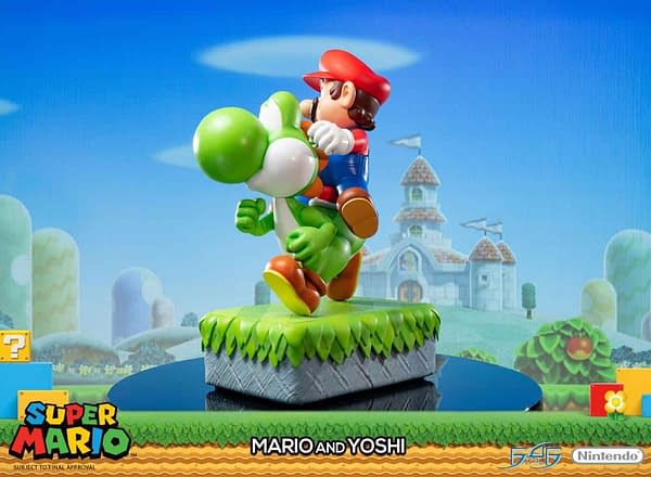 High End Mario and Yoshi Statue Coming in 2020 From First 4 Figures