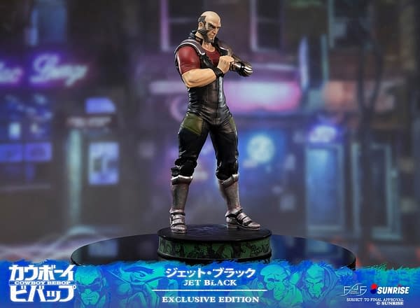 Cowboy Bebop Jet Black Statues Returns to First 4 Figures