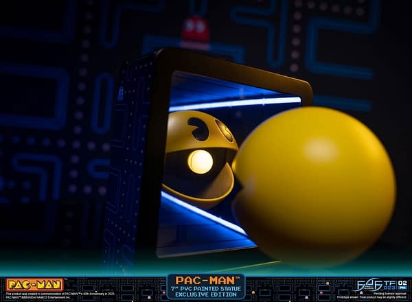Pac-Man Goes Three Dimensions With New First 4 Figures Statue