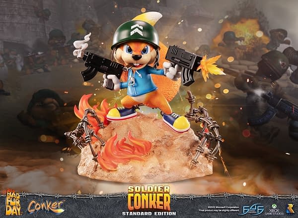 First 4 Figures Reveals Special Set of Conker's Bad Fur Day Statues