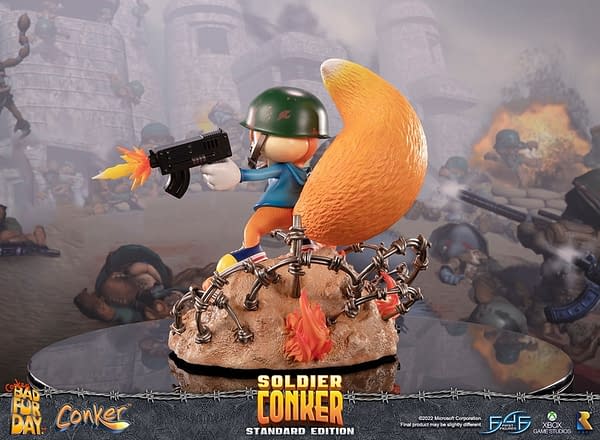 First 4 Figures Reveals Special Set of Conker's Bad Fur Day Statues