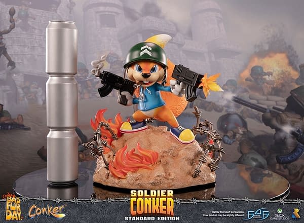 First 4 Figures Reveals Special Set of Conker's Bad Fur Day Statues