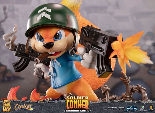 First 4 Figures Reveals Special Set of Conker's Bad Fur Day Statues