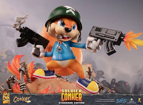 First 4 Figures Reveals Special Set of Conker's Bad Fur Day Statues