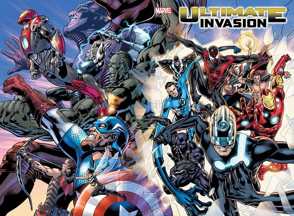 Cover image for ULTIMATE INVASION #1 BRYAN HITCH COVER