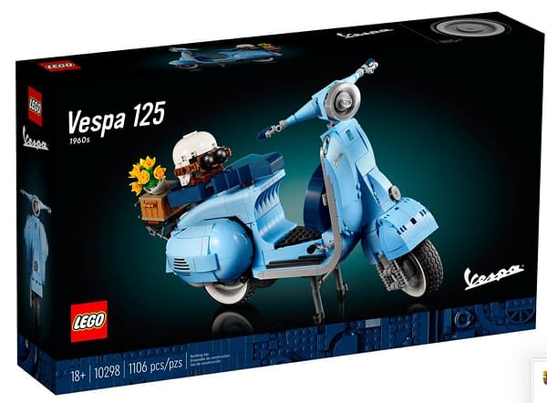 LEGO Celebrates Vespa's 75th Anniversary With  Vespa 125 Set