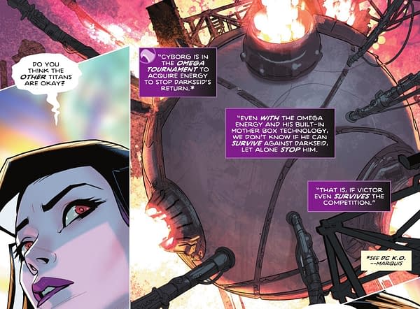 When Everyone Is An Asylum Seeker For DC's K.O. And Titans #29