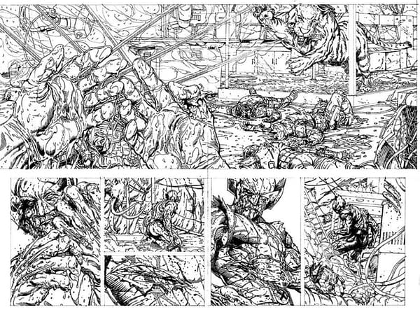 Steve McNiven's BWS-ish Pencils for Return of Wolverine #1