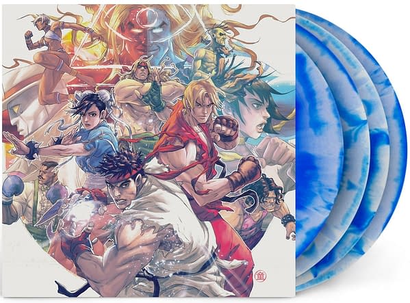 A look at the cover art to the Street Fighter 3 vinyl soundtrack, courtesy of Laced Records.