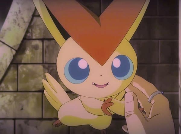 Victini's appearance in the anime. Credit: Pokémon the Movie