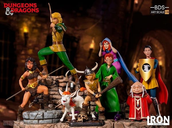 Dungeons and Dragons Cartoon Statues From Iron Studios Coming 2019