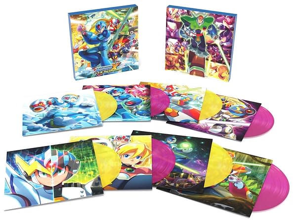 A look at the complete package of the Mega Man X vinyl soundtrack, courtesy of Laced Records.