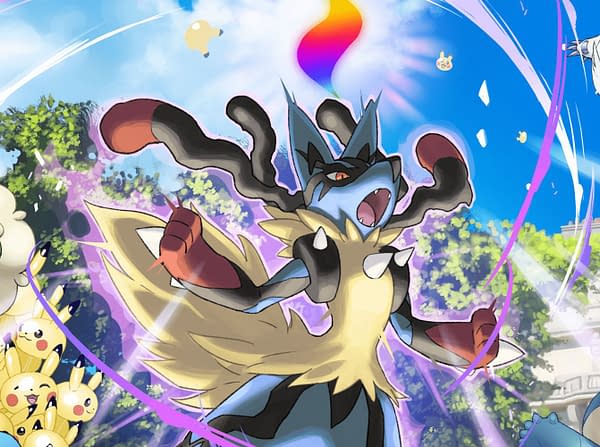 Mega Evolution promotional artwork for Pokémon GO, discussed at GO Fest 2020. Credit: Niantic.