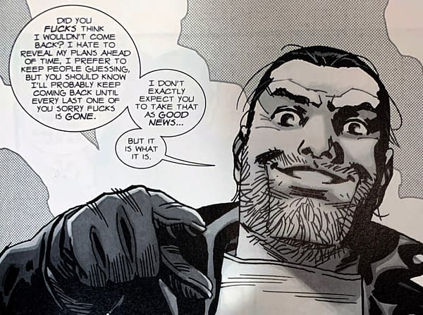 Negan Lives in Today's The Walking Dead Comic About "The New Normal"