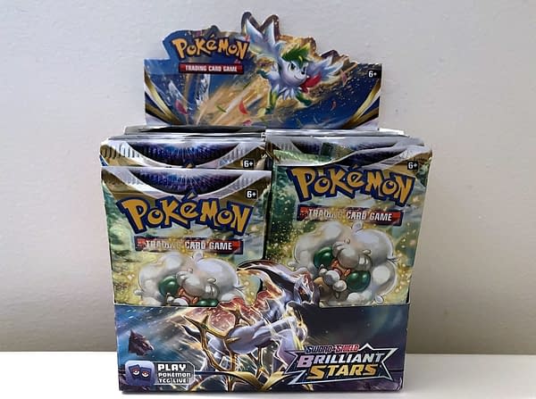 Sword & Shield - Brilliant Stars Booster Box. Credit: Pokémon TCG