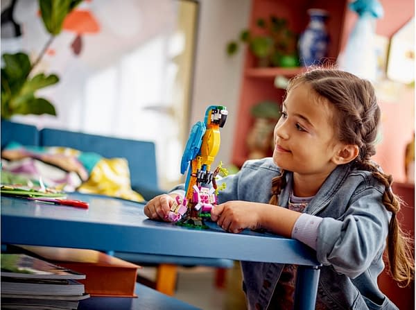 Things Get Tropical with LEGO's New 3-in-1 Exotic Parrot Set 