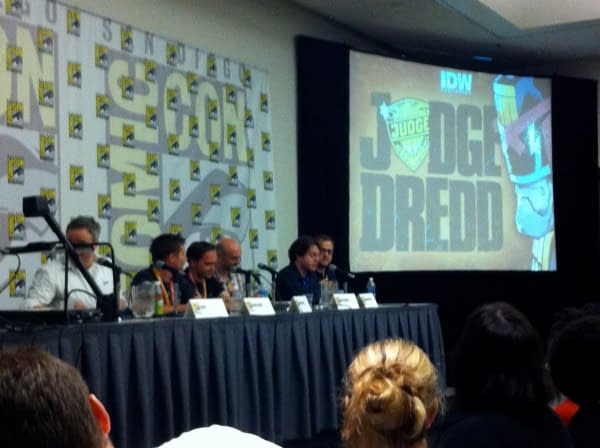 Dredd Panel Reveals: Duane Swierczynski Writes Dredd For IDW, Olivia Thirlby And Karl Urban Drop By To Talk Dredd Film And Reveal [Redacted]