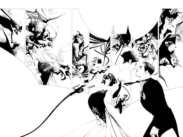 Jae Lee's Process Art for His Batman #50 Retailer Exclusive Cover